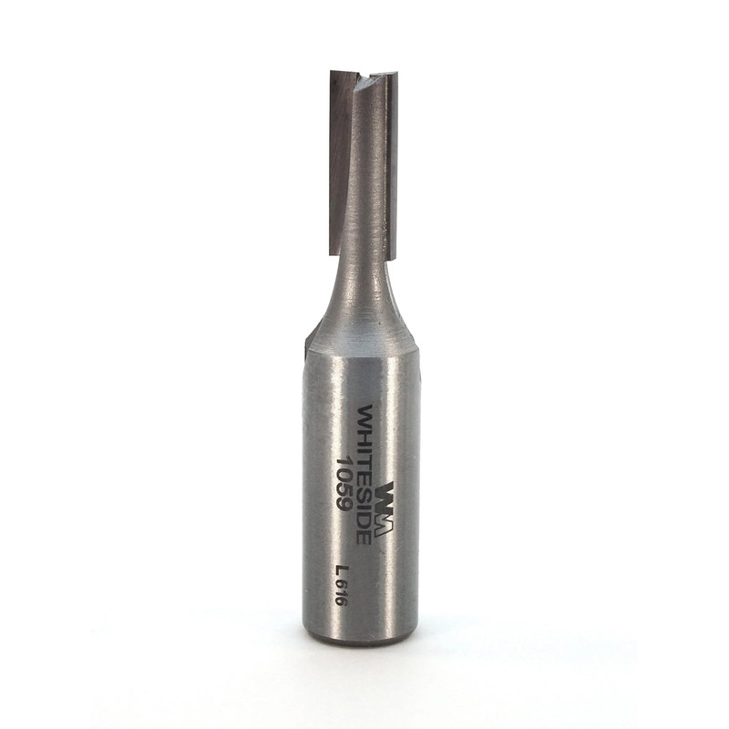 Double Flute Straight Cut Router Bit - 1/2" SH - Diameter:9/32" - Cutting Length:3/4" - Overall Length:2-3/8"